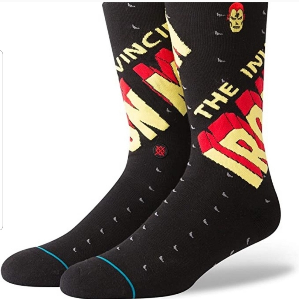 Brand new Stance Marvel "Ironman" Socks
